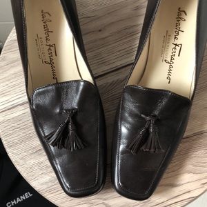 Salvatore Ferragamo Chocolate Brown Loafers Size 6